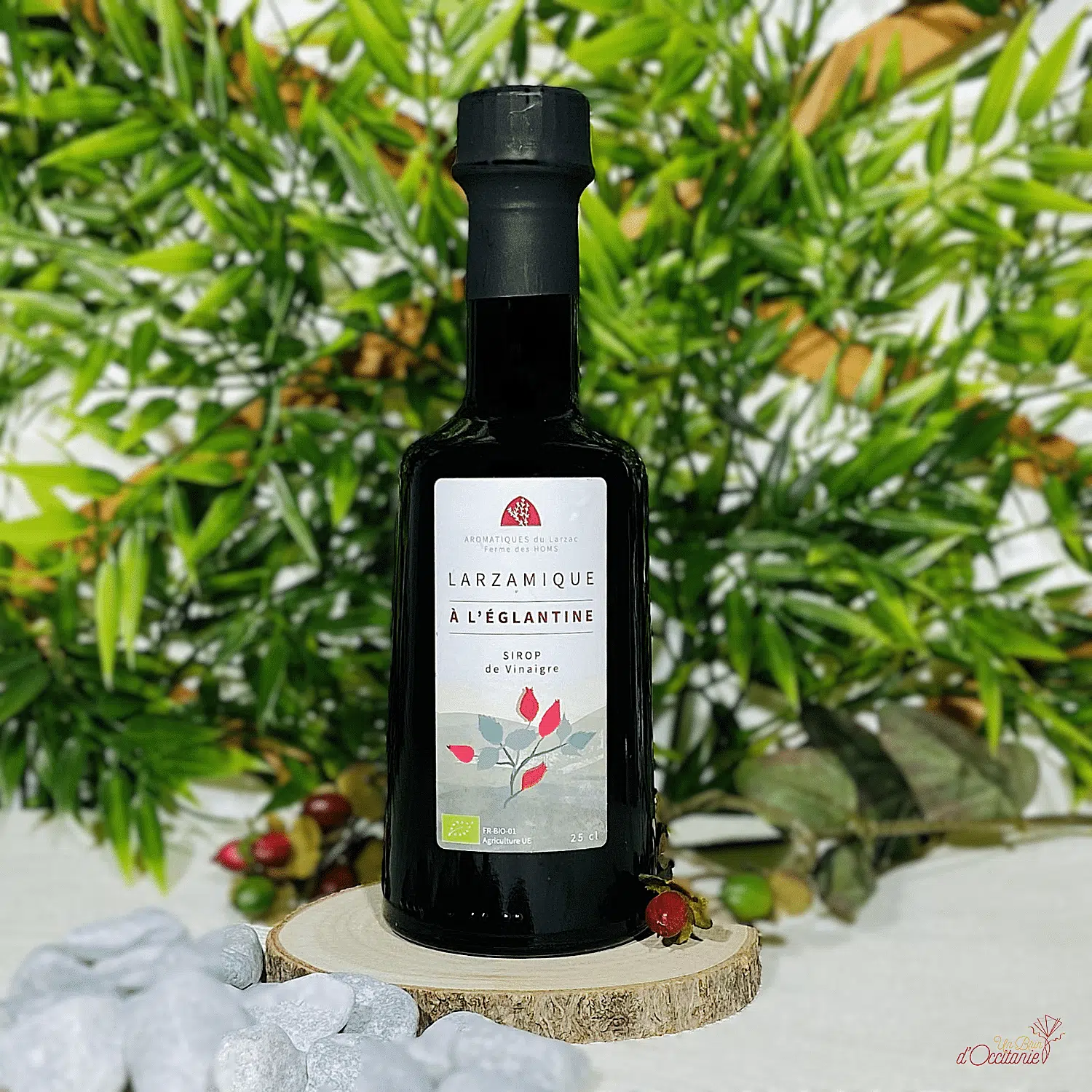 vinaigre larzamique à l'églantine