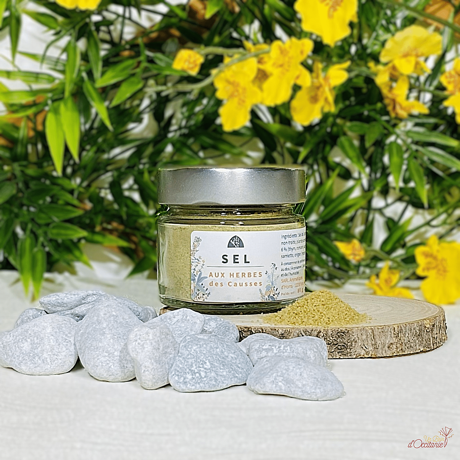 sel de Camargue et herbes des causses Larzac Aveyron
