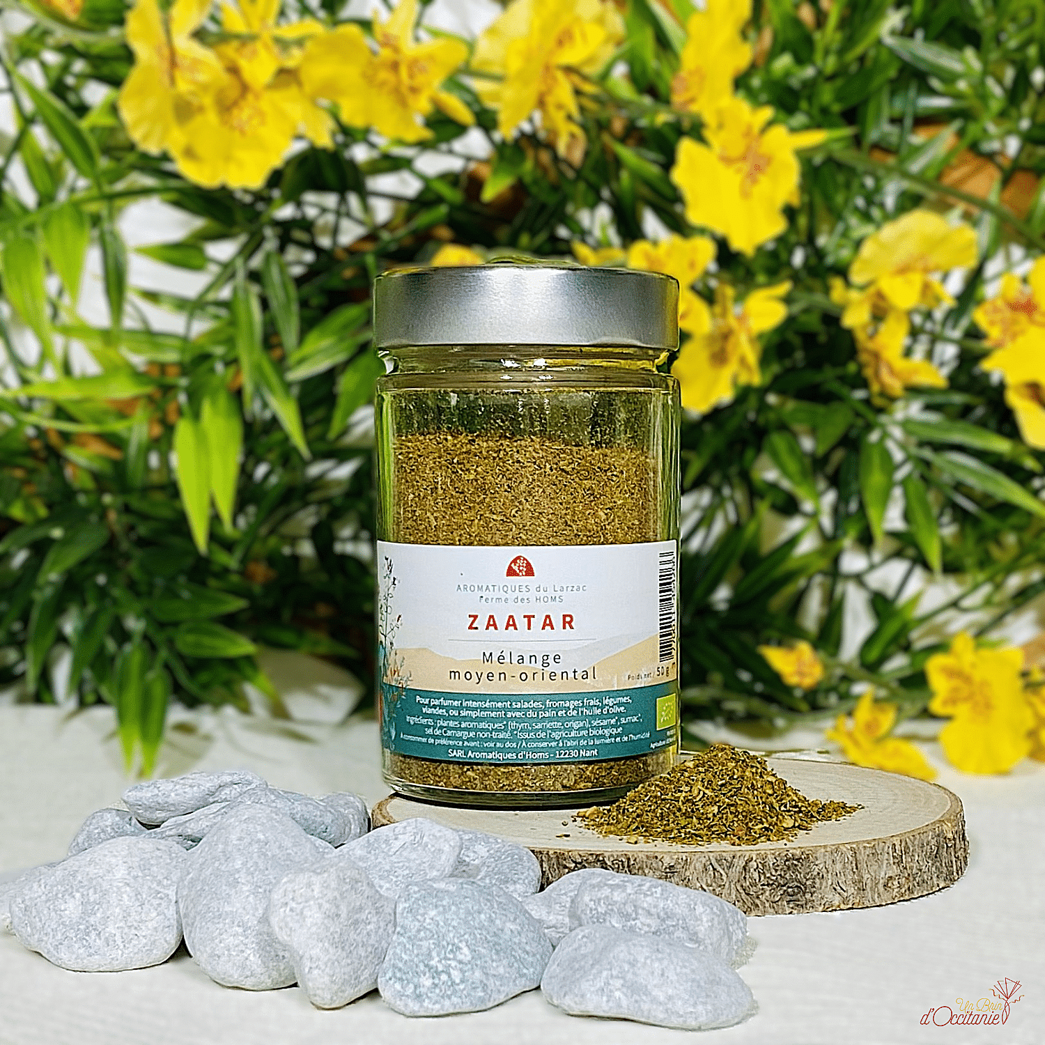 zaatar mélange d'herbes aromatiques du Larzac Aveyron