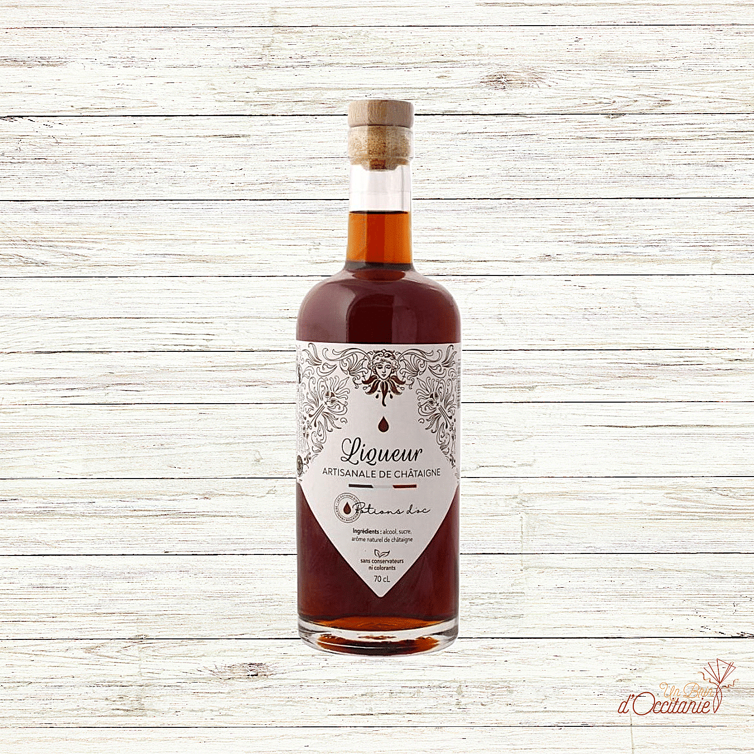 liqueur artisanale de châtaigne les potions d'oc