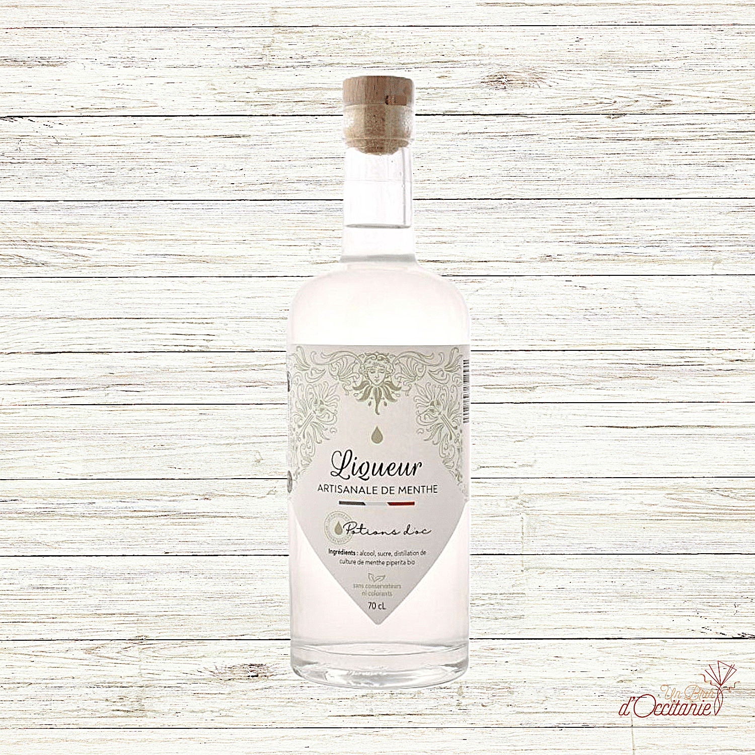 liqueur artisanale de menthe les potions d'oc