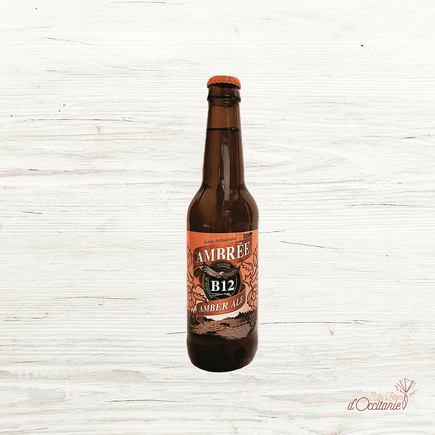 B12 bière ambrée bière artisanale La Brasserie de l'Aveyron