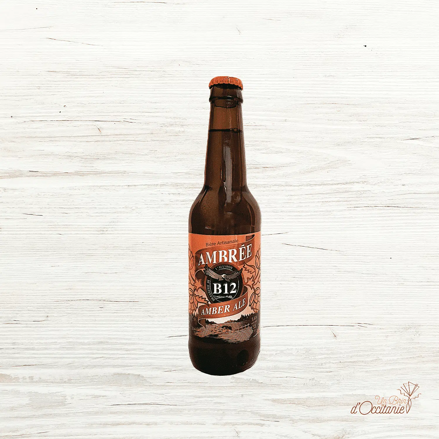 B12 bière ambrée bière artisanale La Brasserie de l'Aveyron