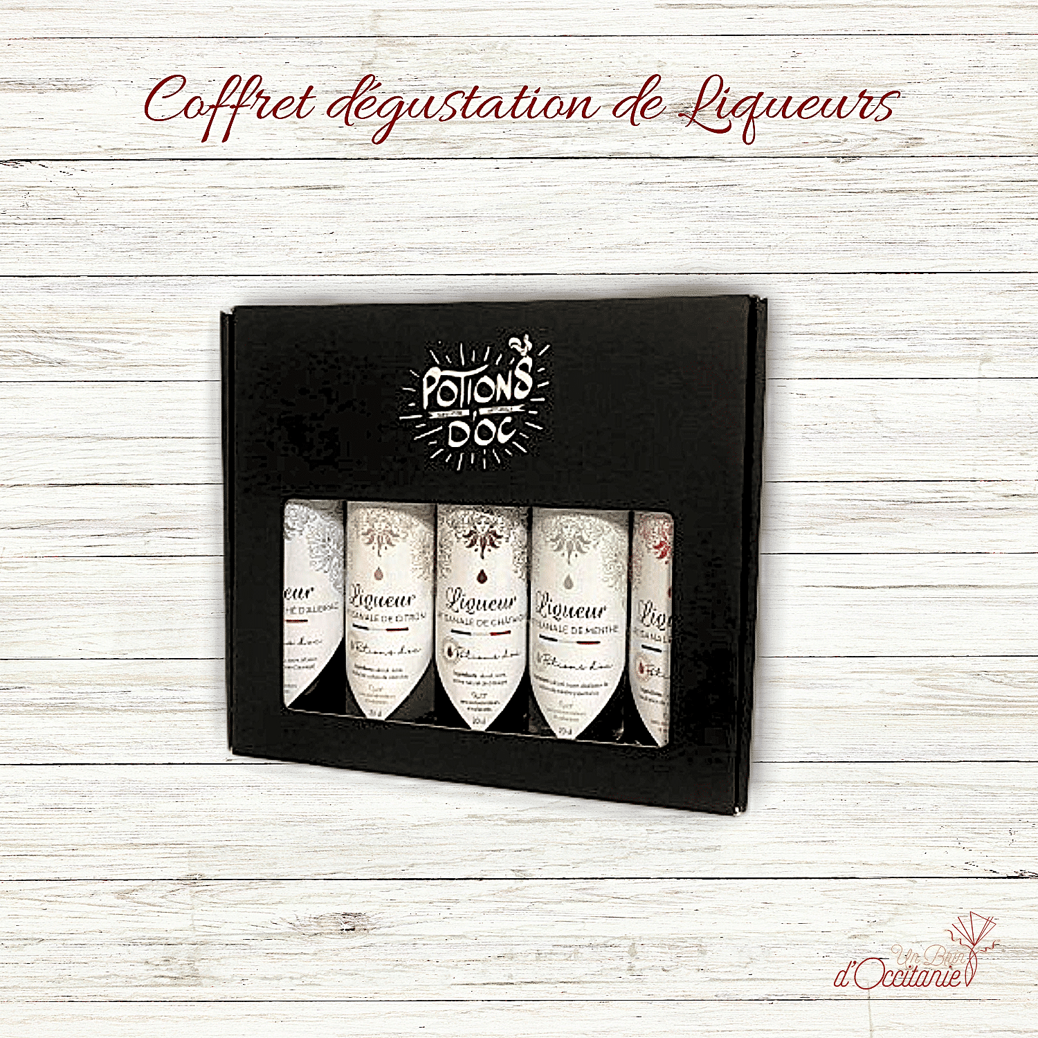 coffret dégustation de liqueurs les potions d'oc