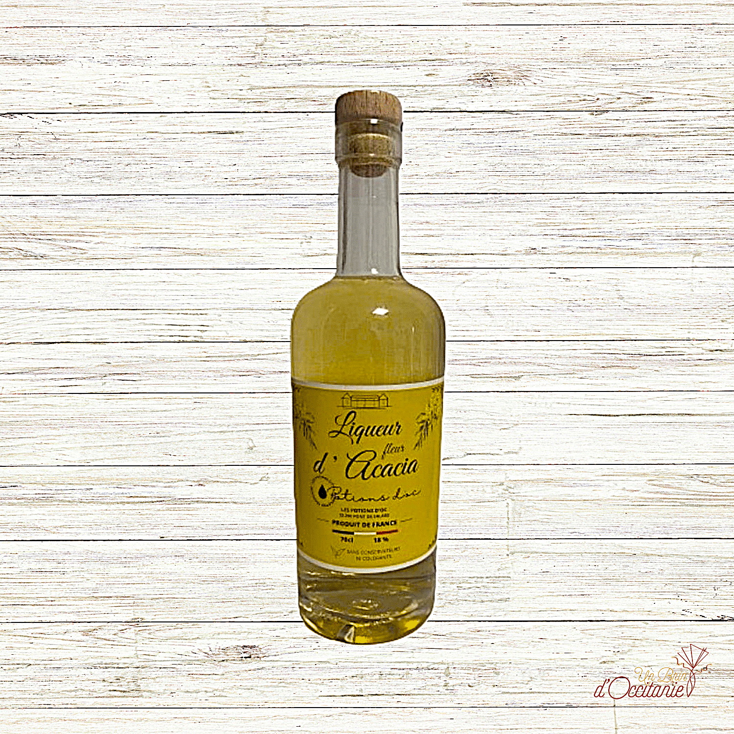 liqueur artisanale de fleurs d'acacia les potions d'oc