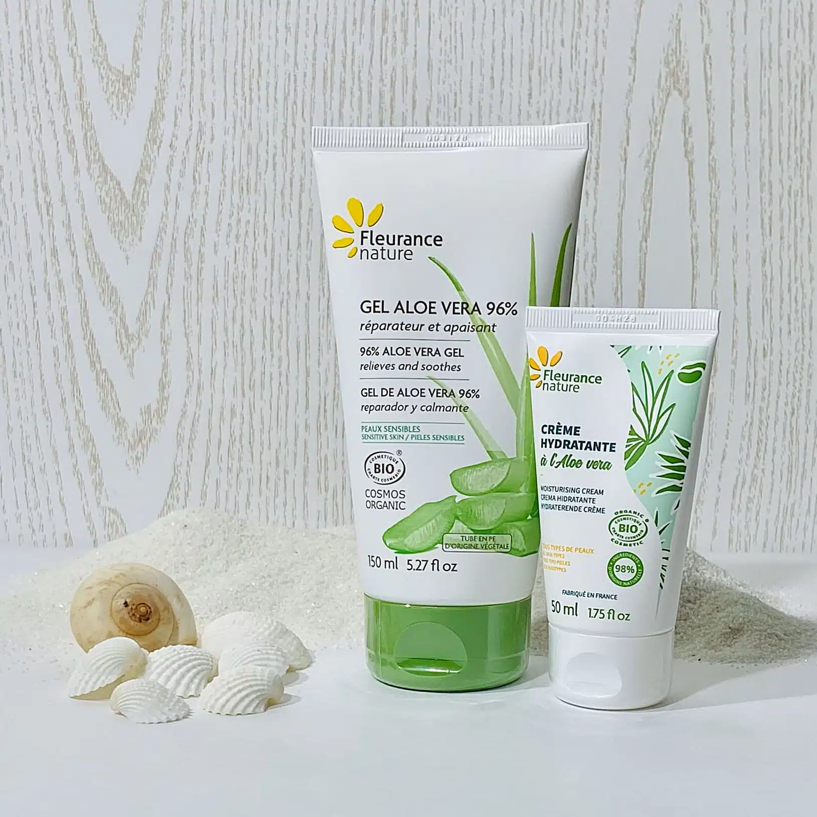 duo gel et crème aloe vera Fleurance Nature bio