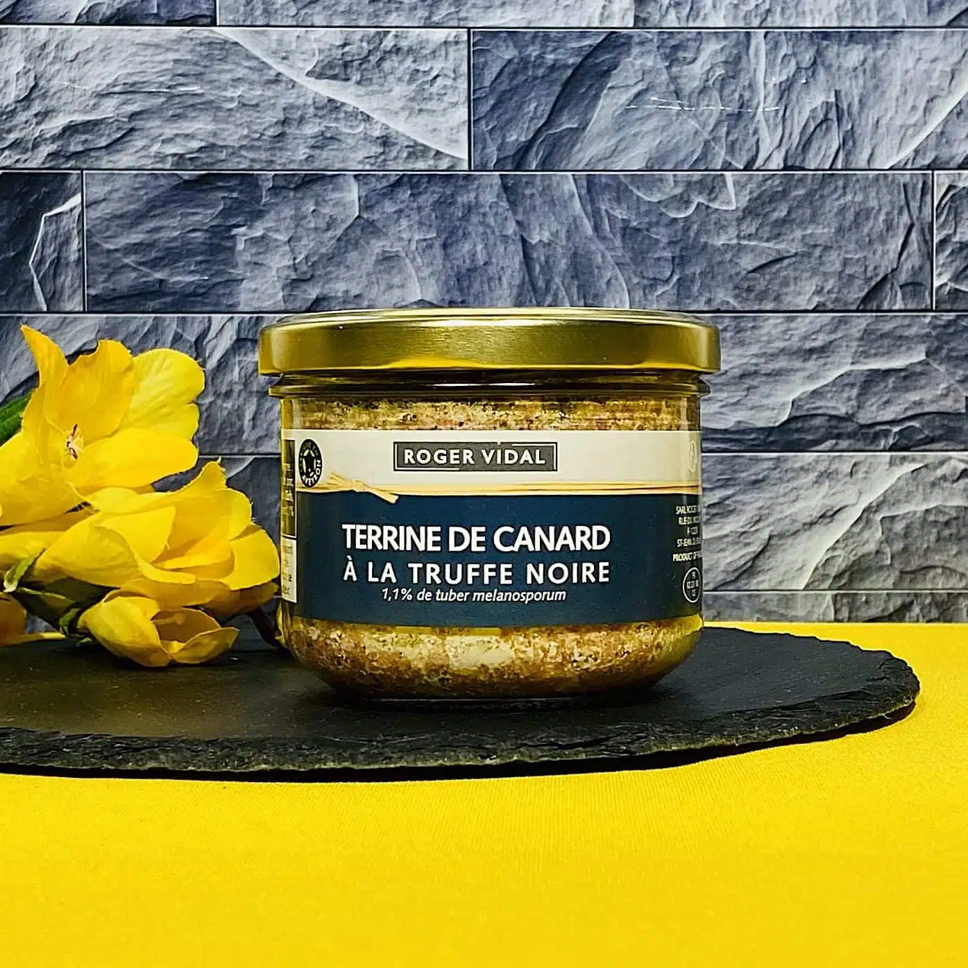 terrine de canard à la truffe noire fabriqué en Aveyron