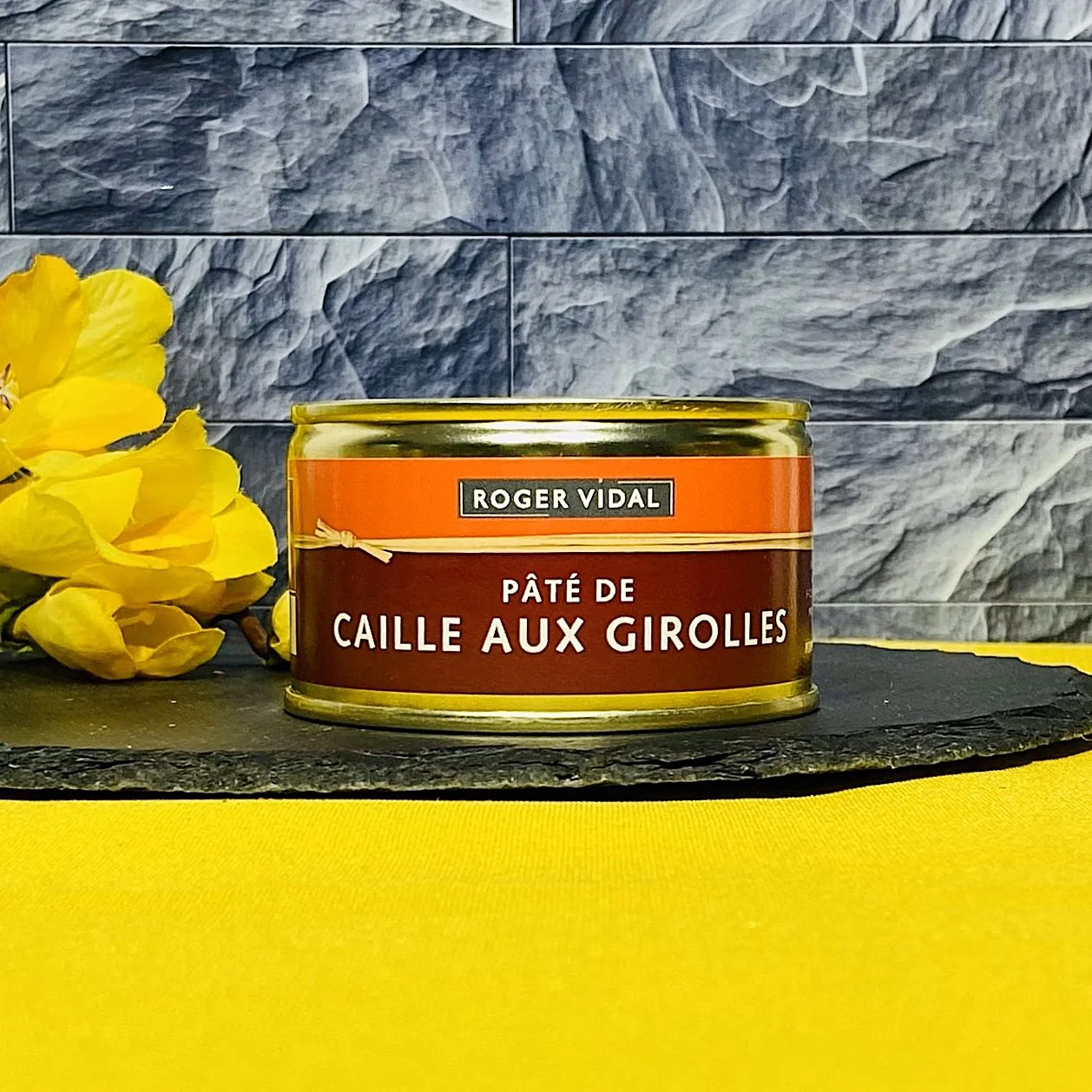 pâté de caille aux girolles fabriqué en Aveyron