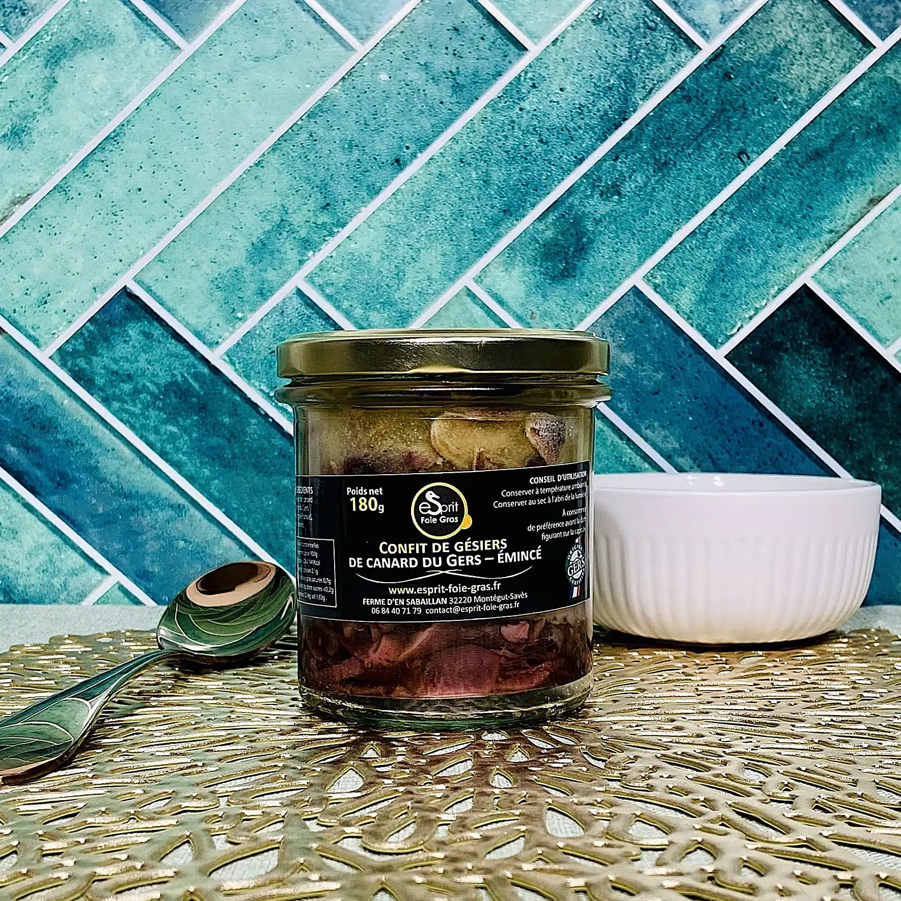confit de gésiers de canard du Gers