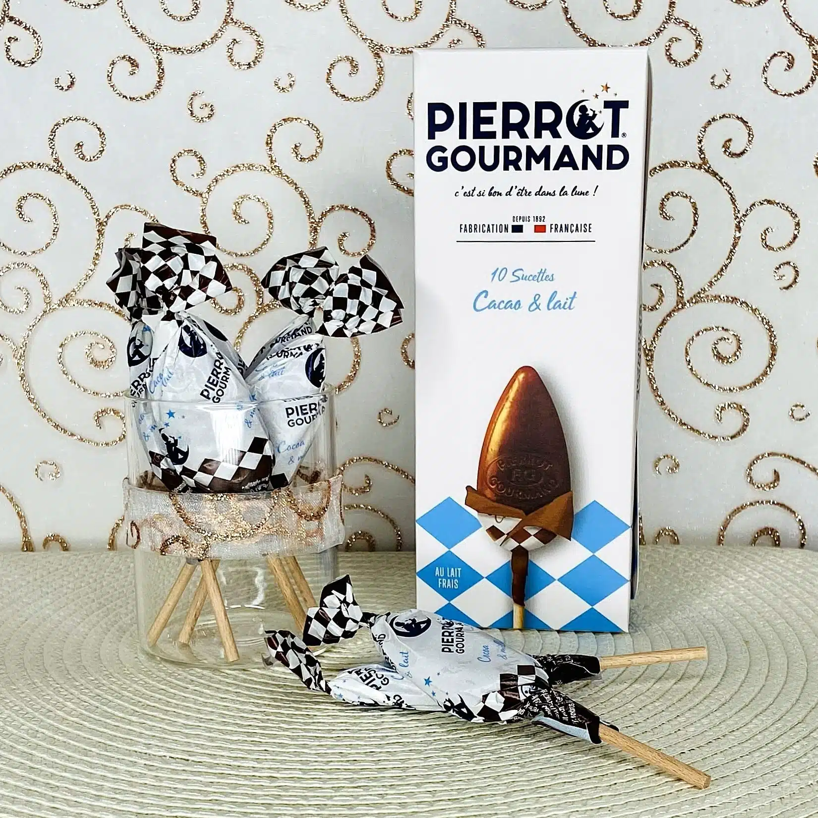 sucettes Pierrot Gourmand cacao et lait