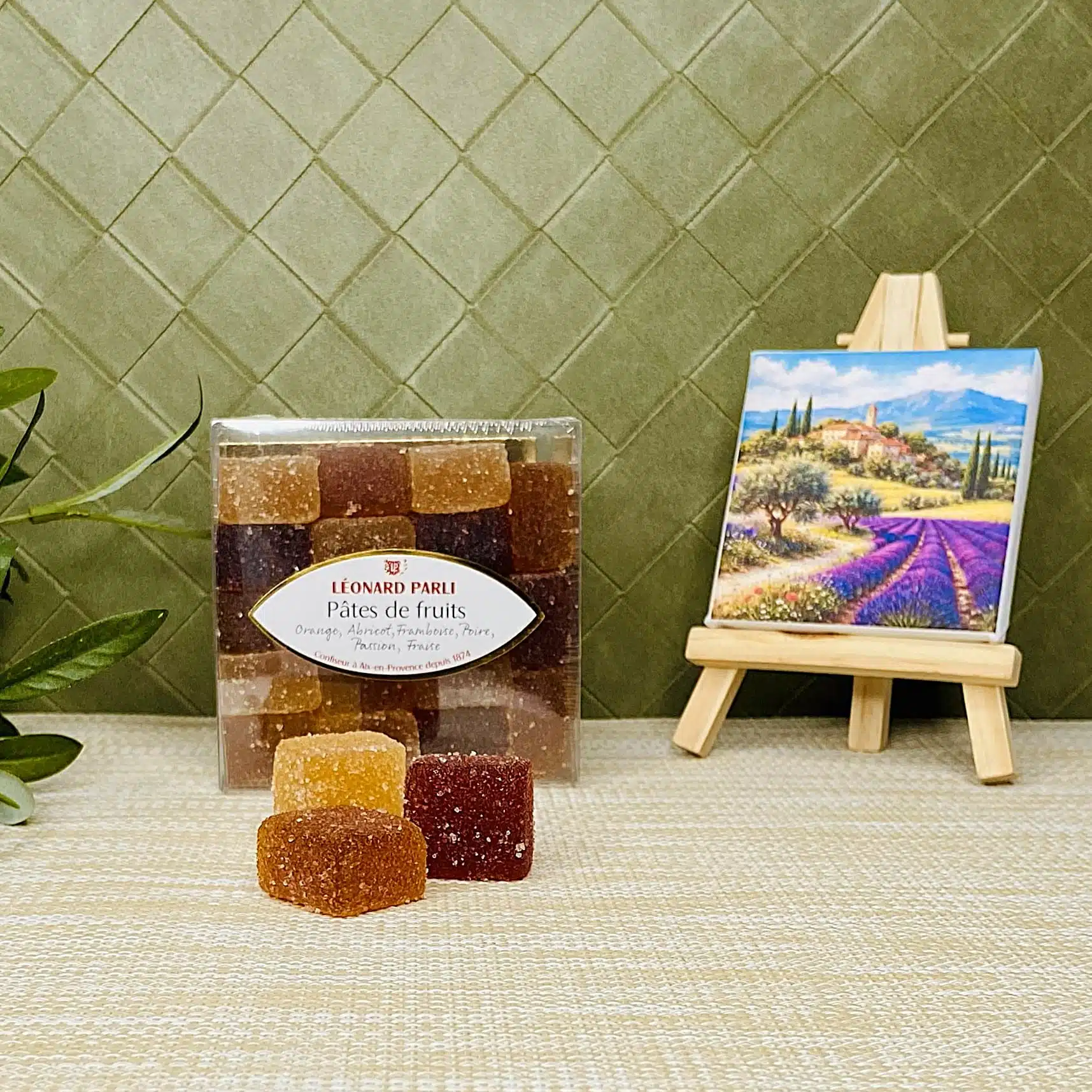 les pâtes de fruits de Provence Léonard Parli