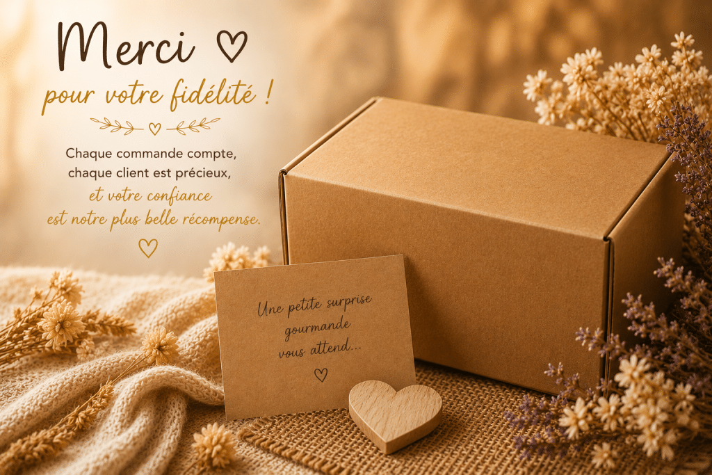 merci pour votre fidélité