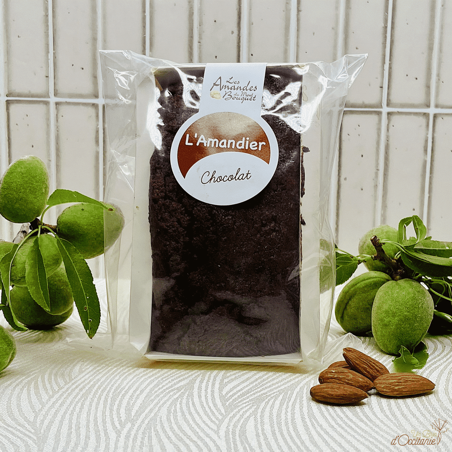 l'amandier au chocolat gâteau moelleux aux amandes de Mont Bouquet