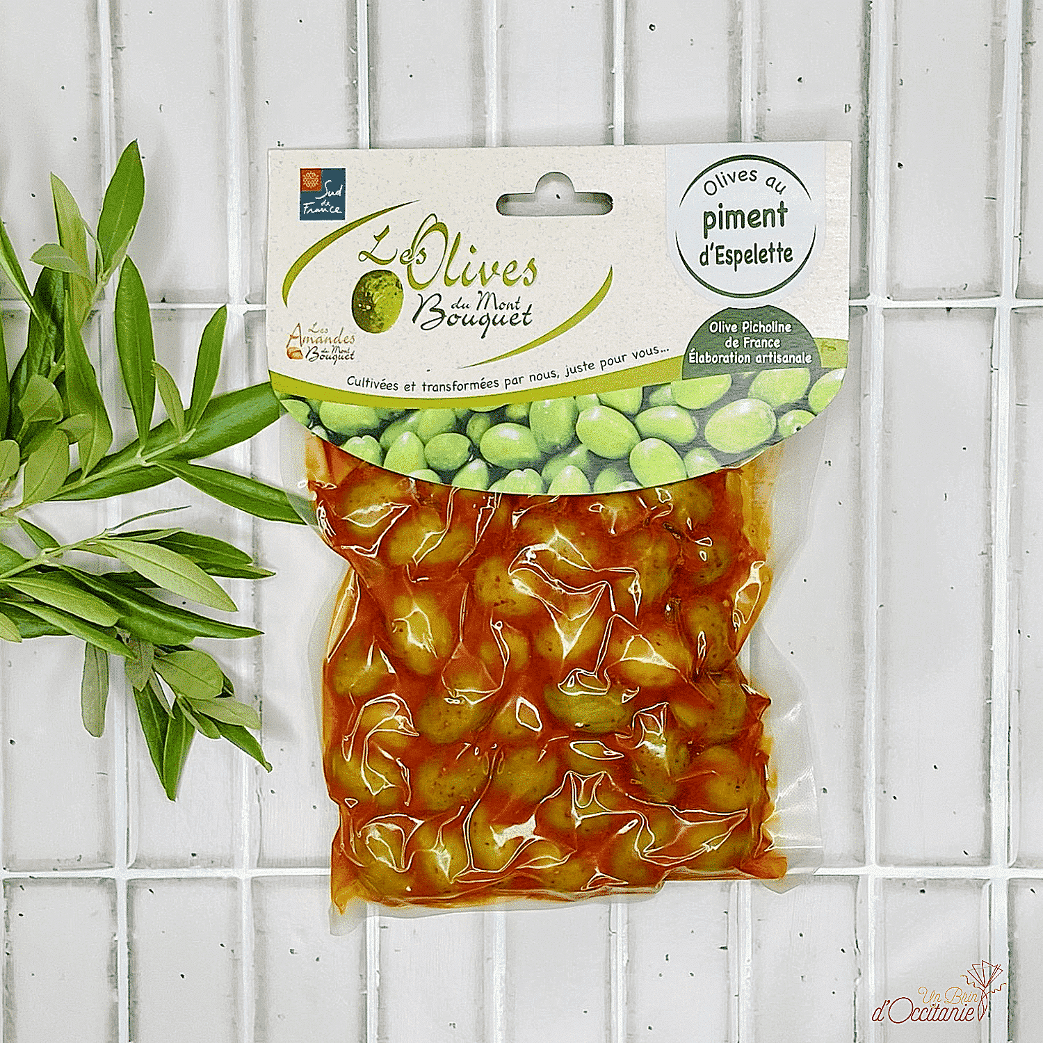 olives Picholines fraîches au piment d'Espelette